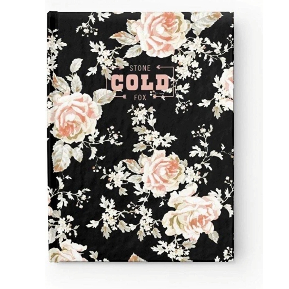 2/$35! Stone Cold Fox Hardcover Floral Notebook - Picture 2 of 11